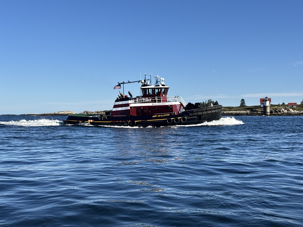 The Mary McAllister: McAllister's latest High-Tech low-emission tug arrives