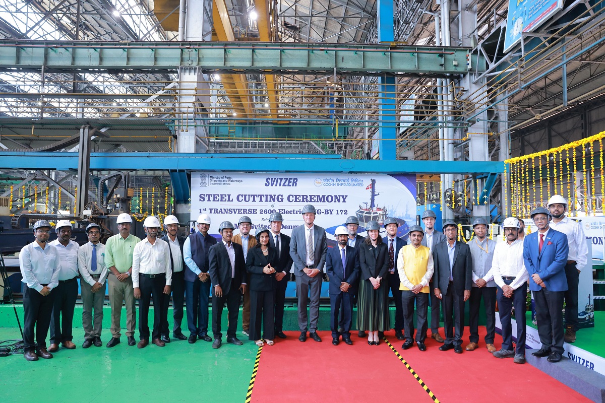Cochin Shipyard begins construction of Svitzer's advanced battery-electric tugs in India