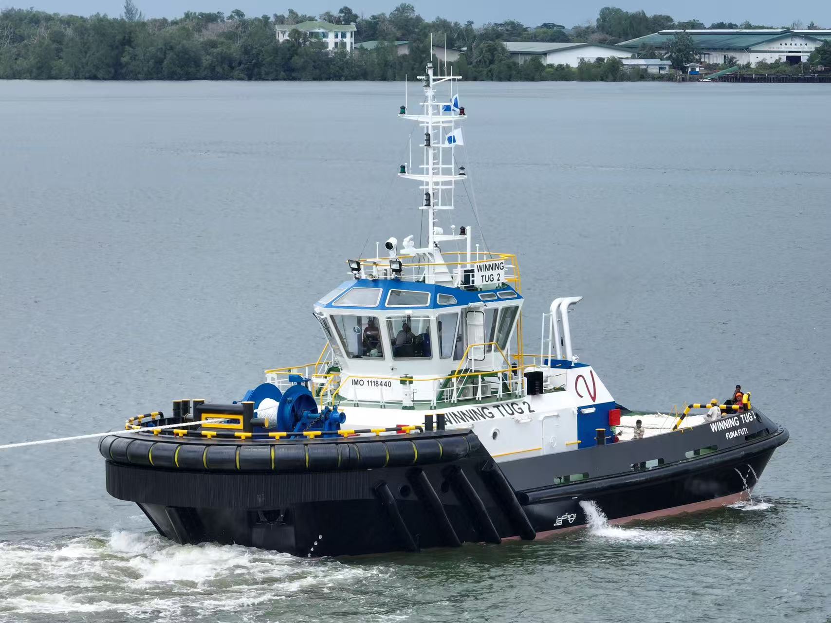 Sapor Shipbuilding Industries Delivers Two Powerful Tugs to Winning Group for Operations in Guinea